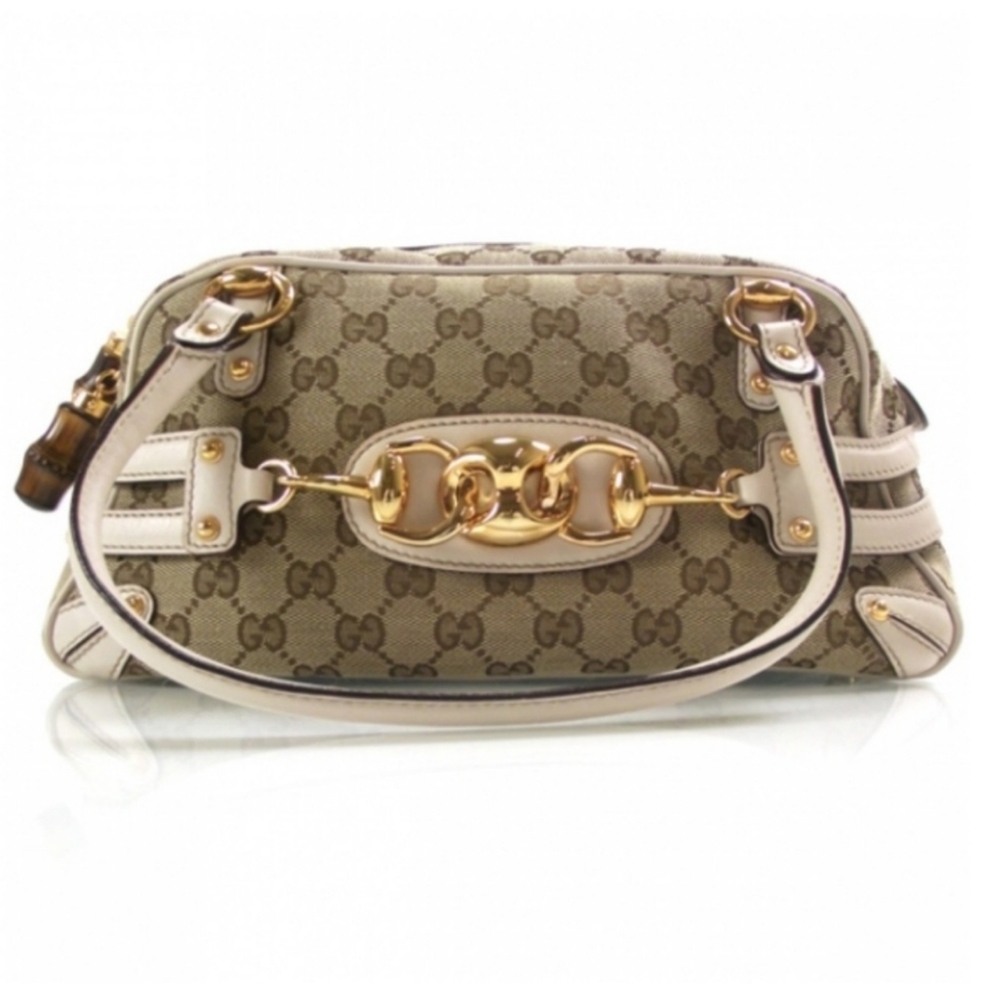 Gucci Monogram Wave Medium Boston Bag